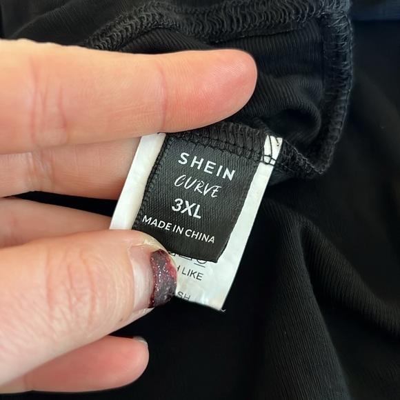 Women's Black Drape Off The Shoulder Batwing Asymmetrical Long Sleeve Top - Picture 5 of 8